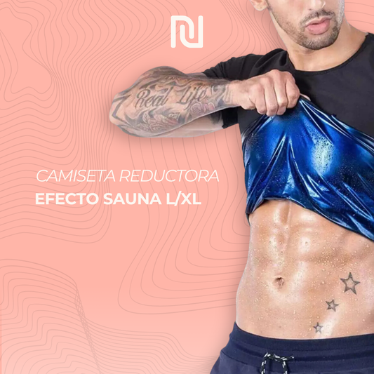 Camiseta reductora hombre efecto sauna L/XL